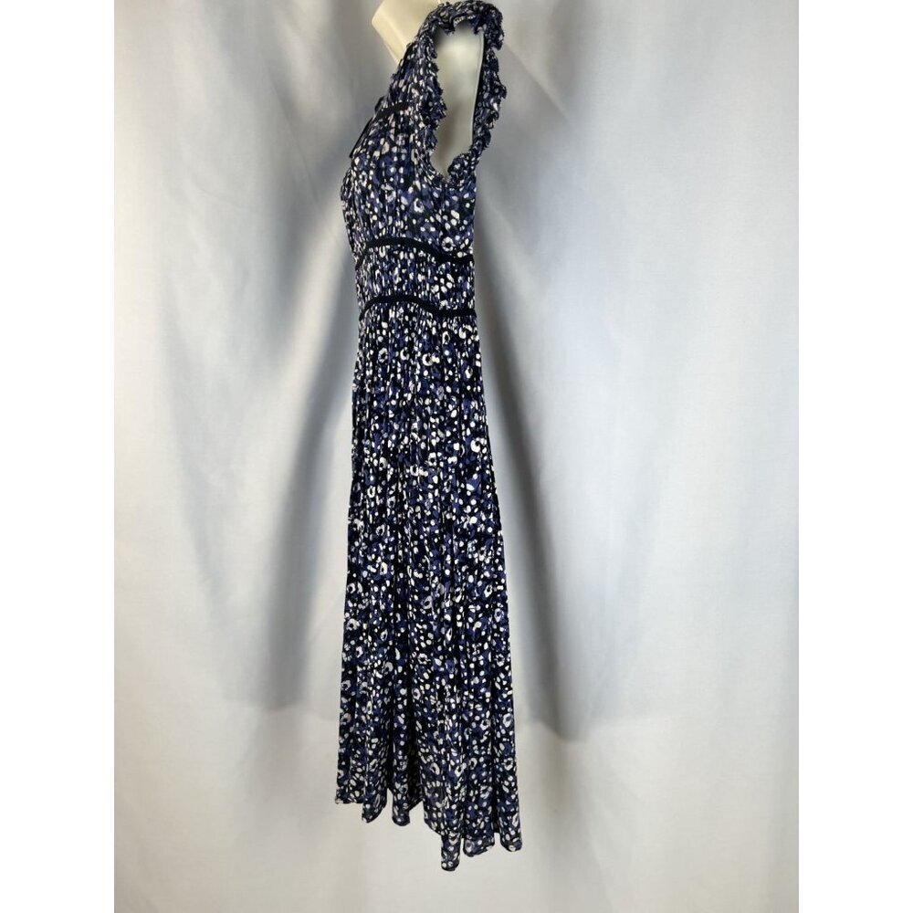 Ulla Johnson Amari Midi Dress in Indigo Blue $395 - Picture 7 of 14